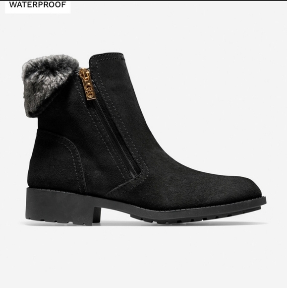 Cole Haan Waterproof Shearling Boots - Picture 1 of 4